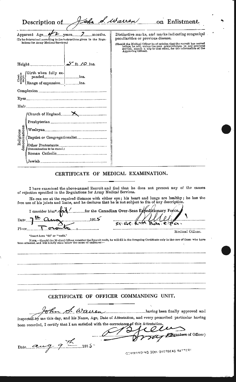 Personnel Records of the First World War - CEF 658560b