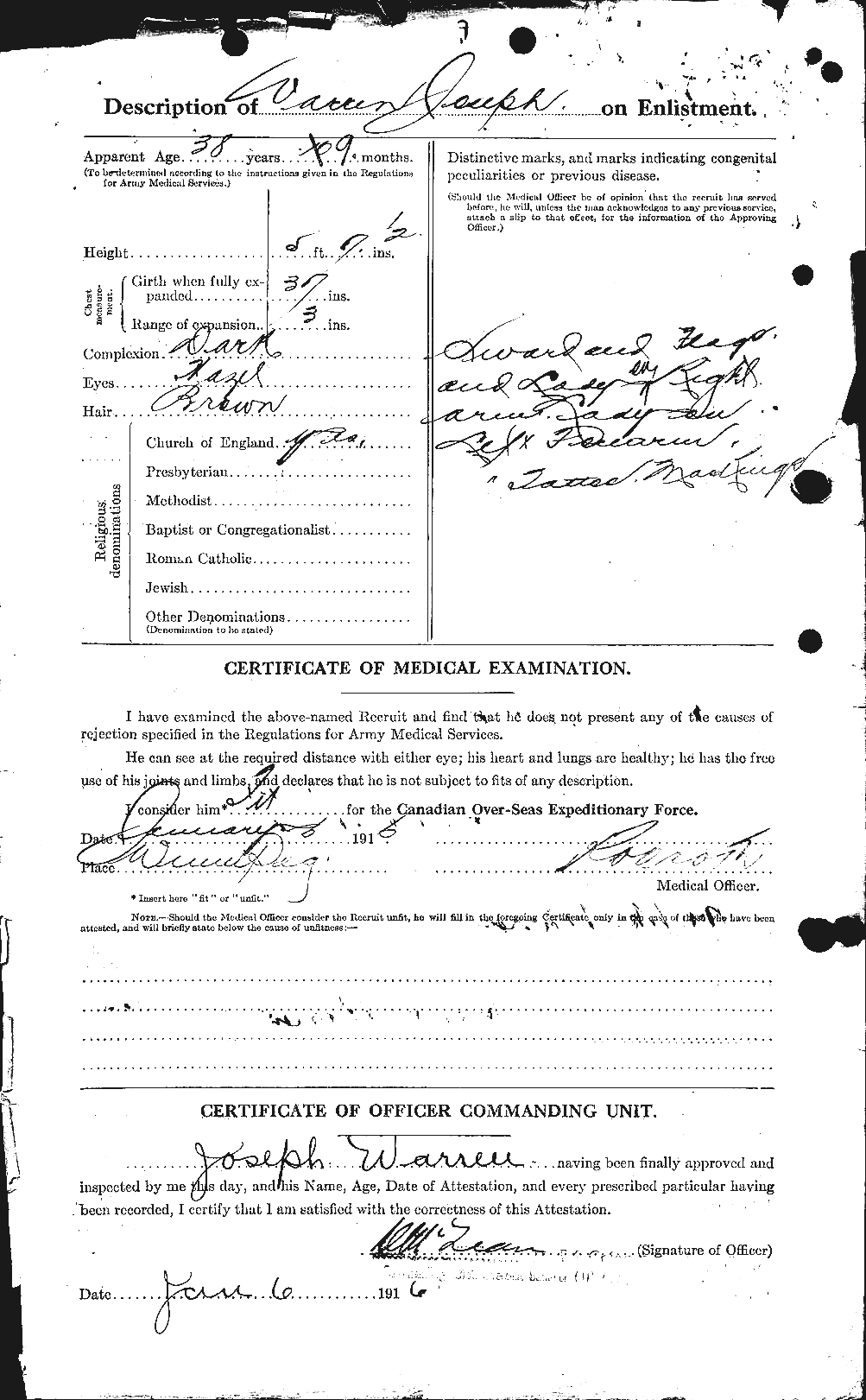 Personnel Records of the First World War - CEF 658565b