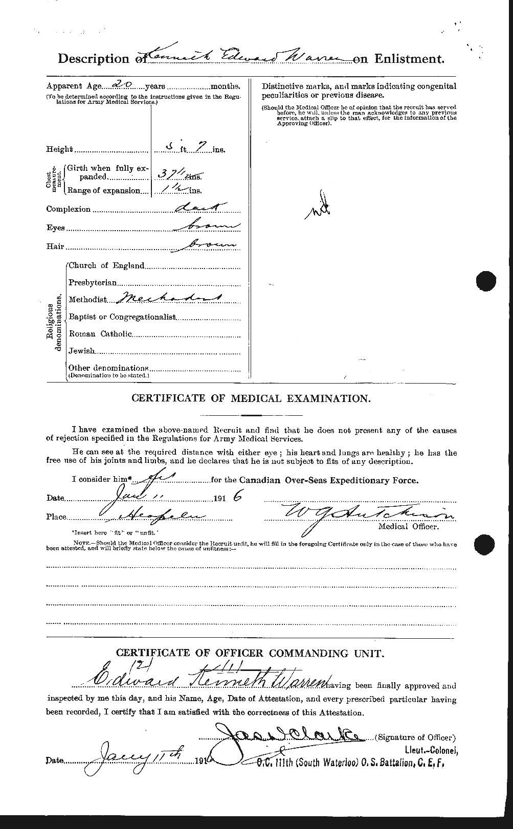 Personnel Records of the First World War - CEF 658575b