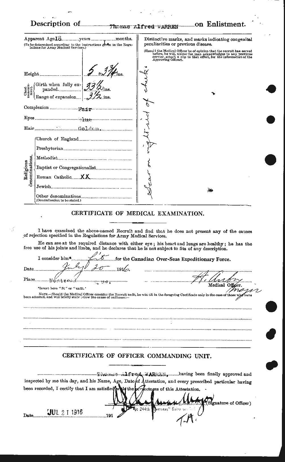 Personnel Records of the First World War - CEF 658642b