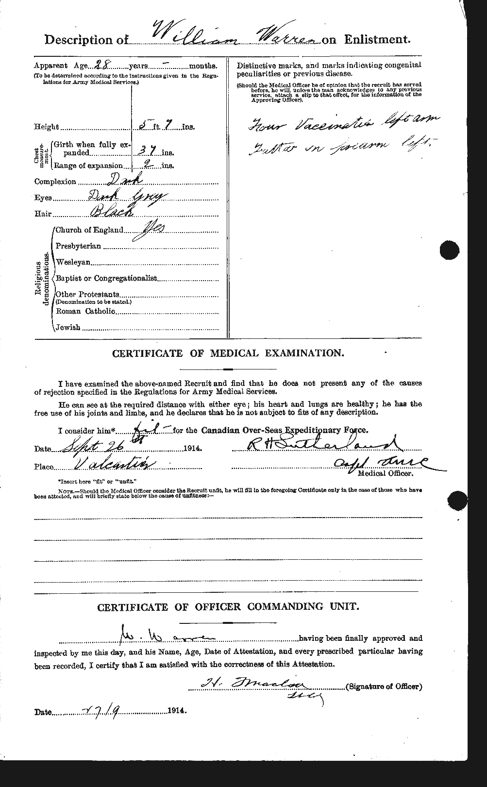 Personnel Records of the First World War - CEF 658669b