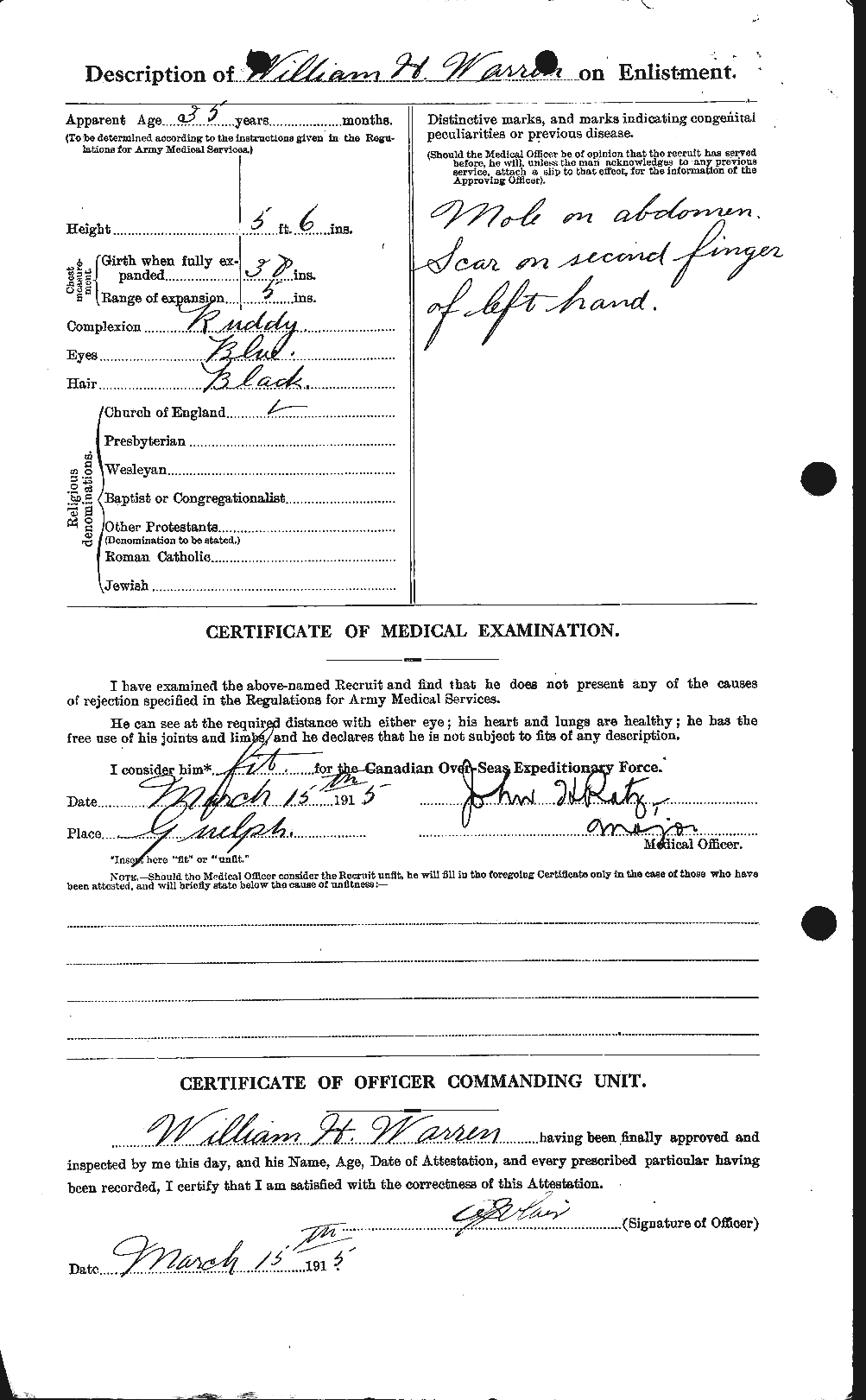 Personnel Records of the First World War - CEF 658689b