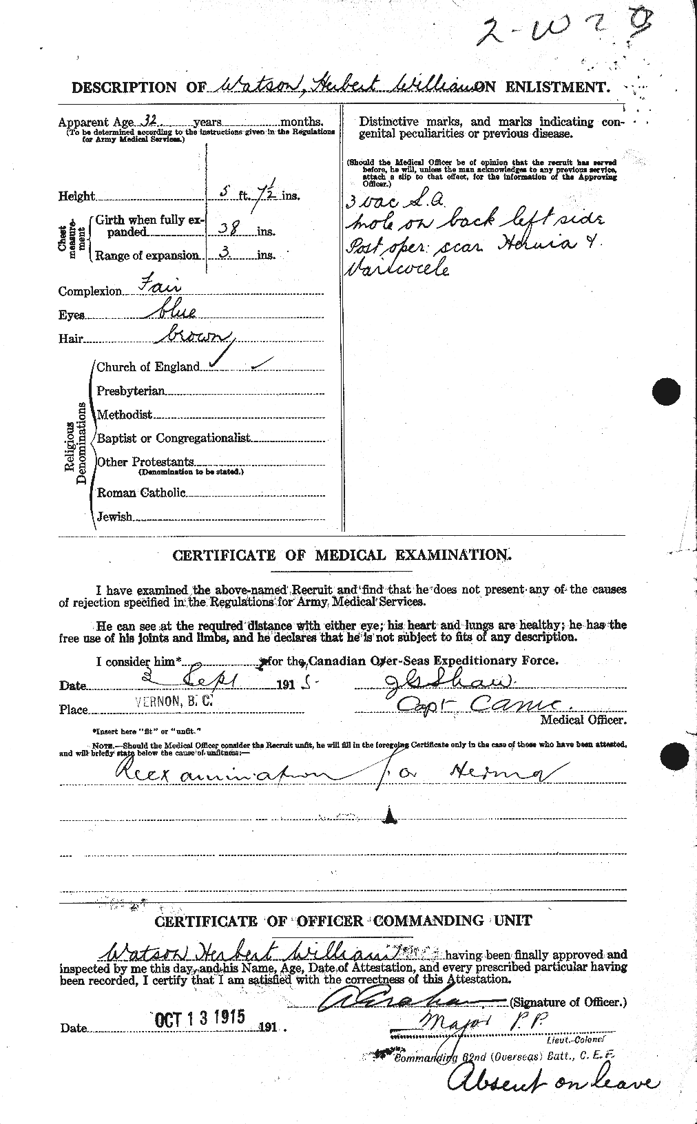 Personnel Records of the First World War - CEF 658858b