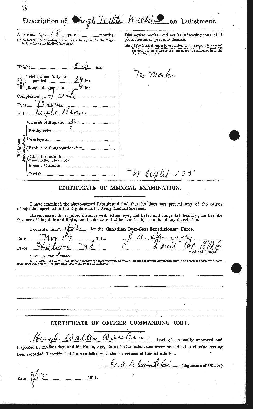 Personnel Records of the First World War - CEF 659242b