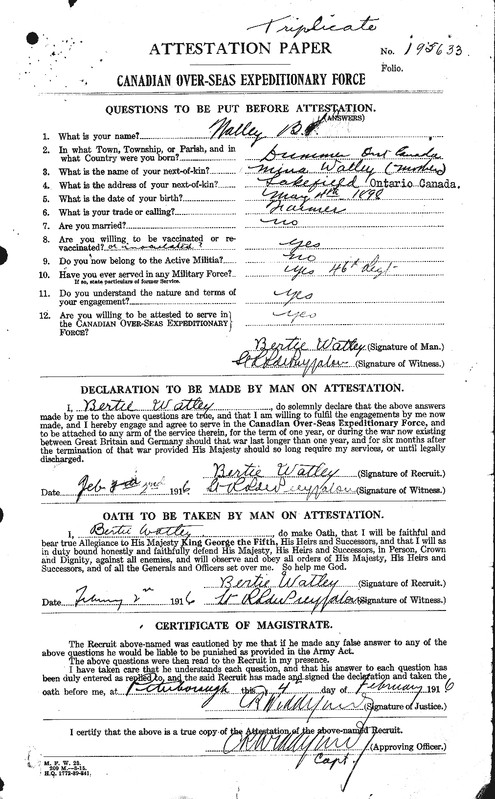 Personnel Records of the First World War - CEF 659338a
