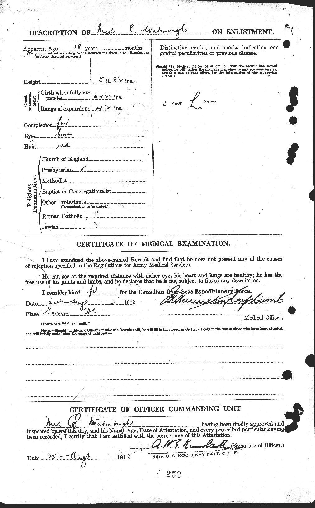 Personnel Records of the First World War - CEF 659372b