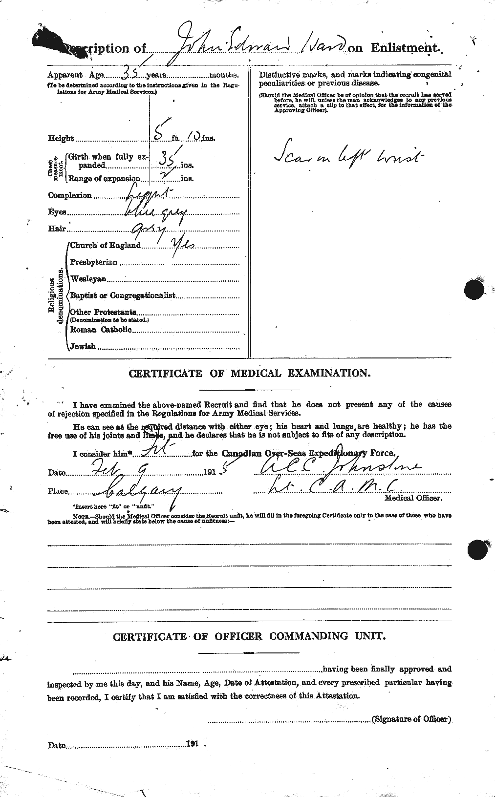 Personnel Records of the First World War - CEF 659517b