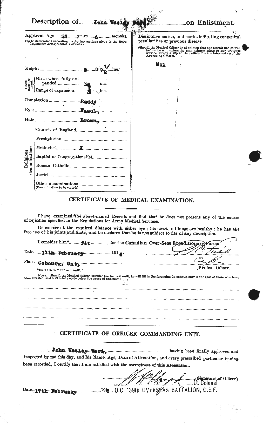 Personnel Records of the First World War - CEF 659541b
