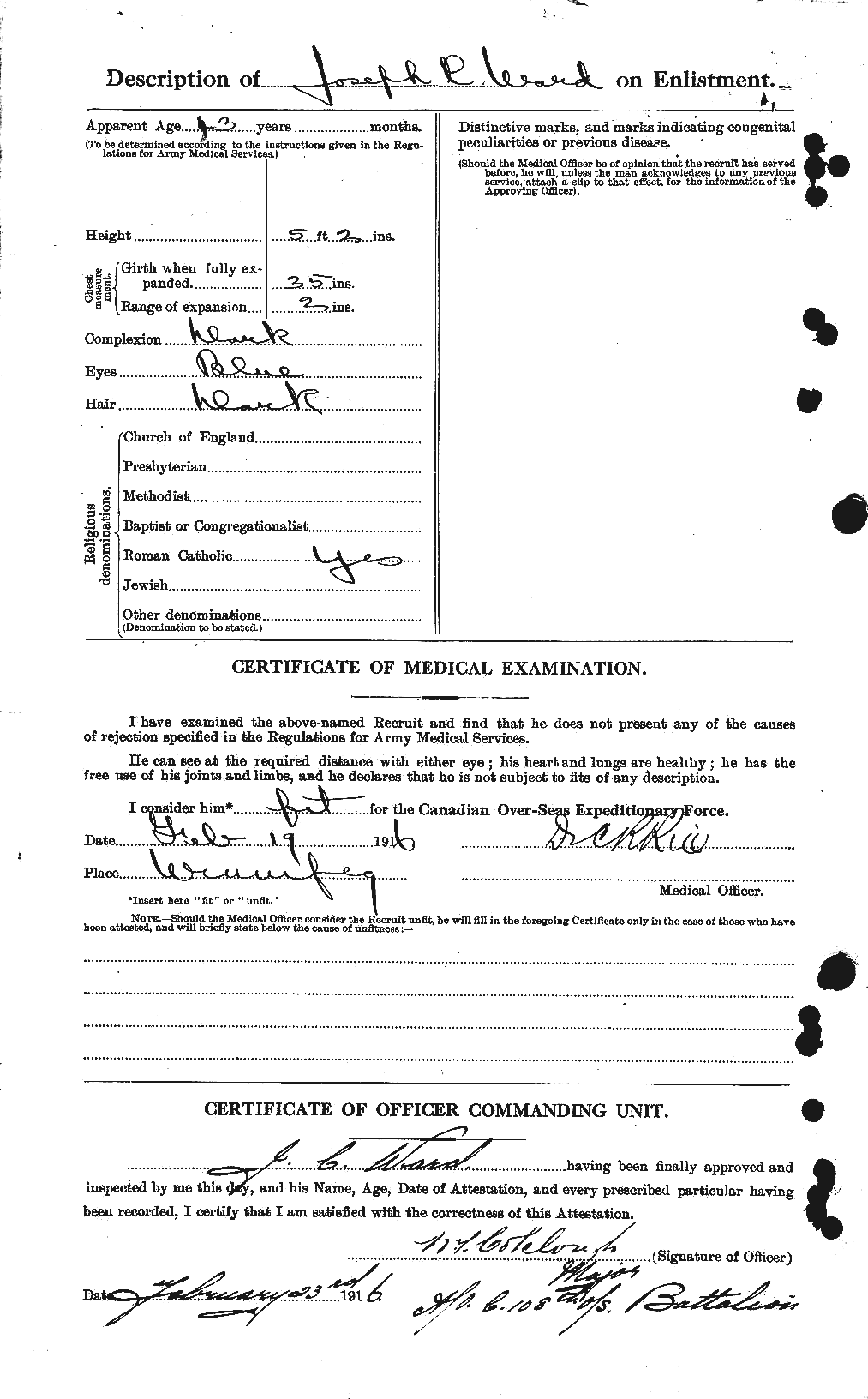 Personnel Records of the First World War - CEF 659561b