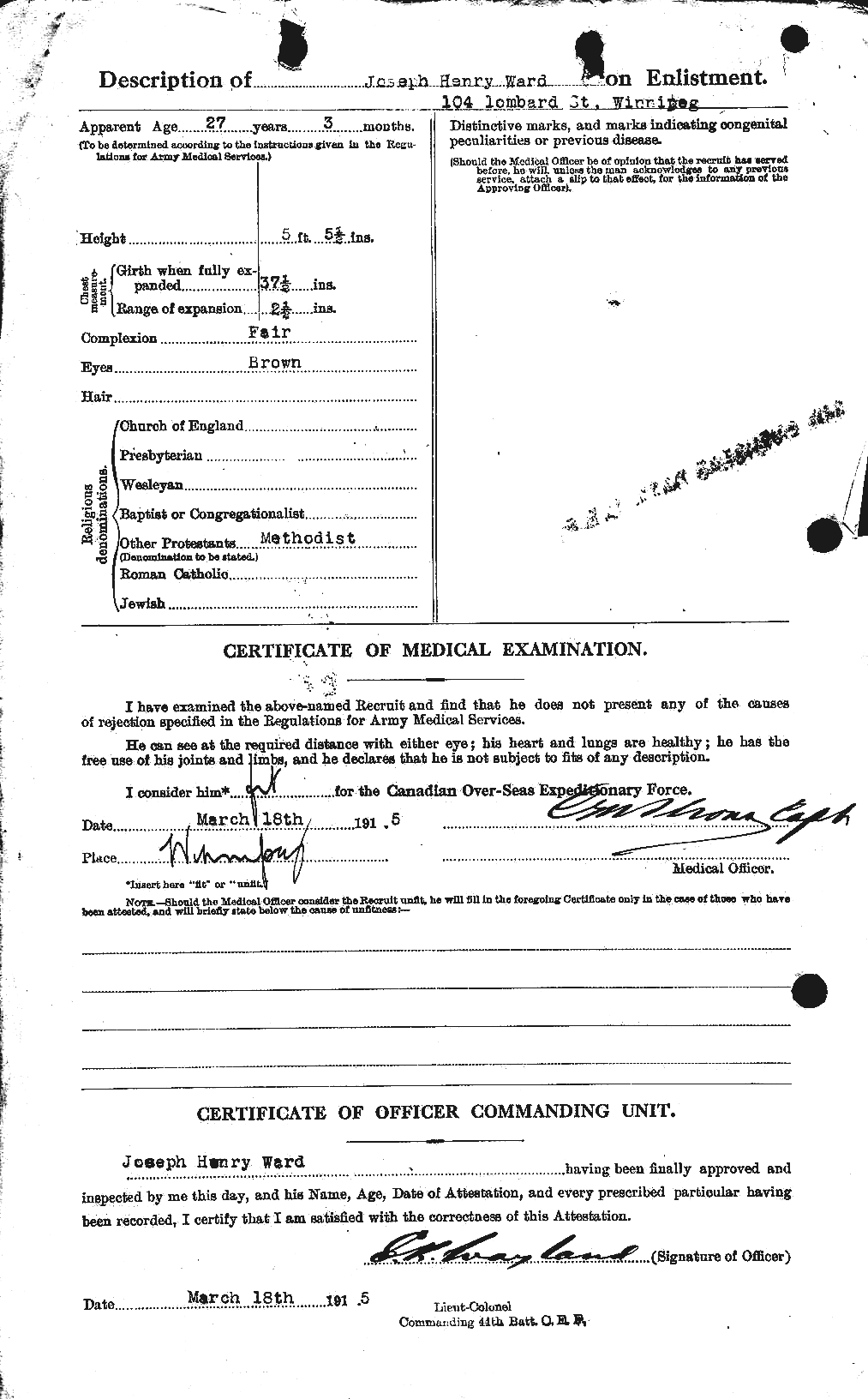 Personnel Records of the First World War - CEF 659567b