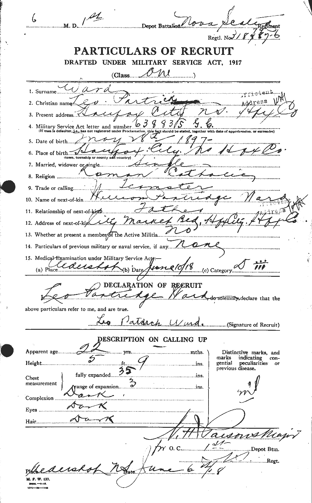 Personnel Records of the First World War - CEF 659580a