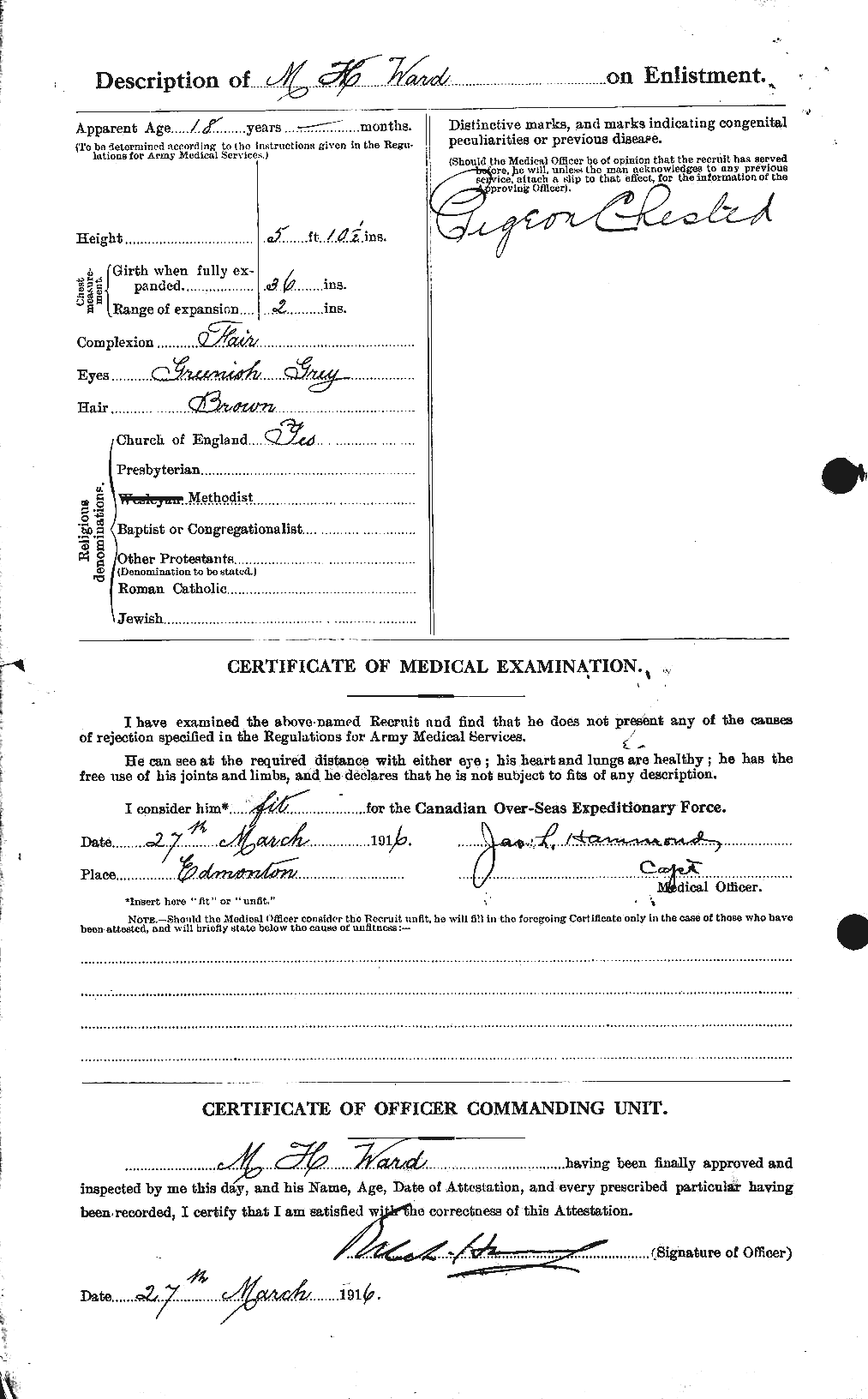 Personnel Records of the First World War - CEF 659599b