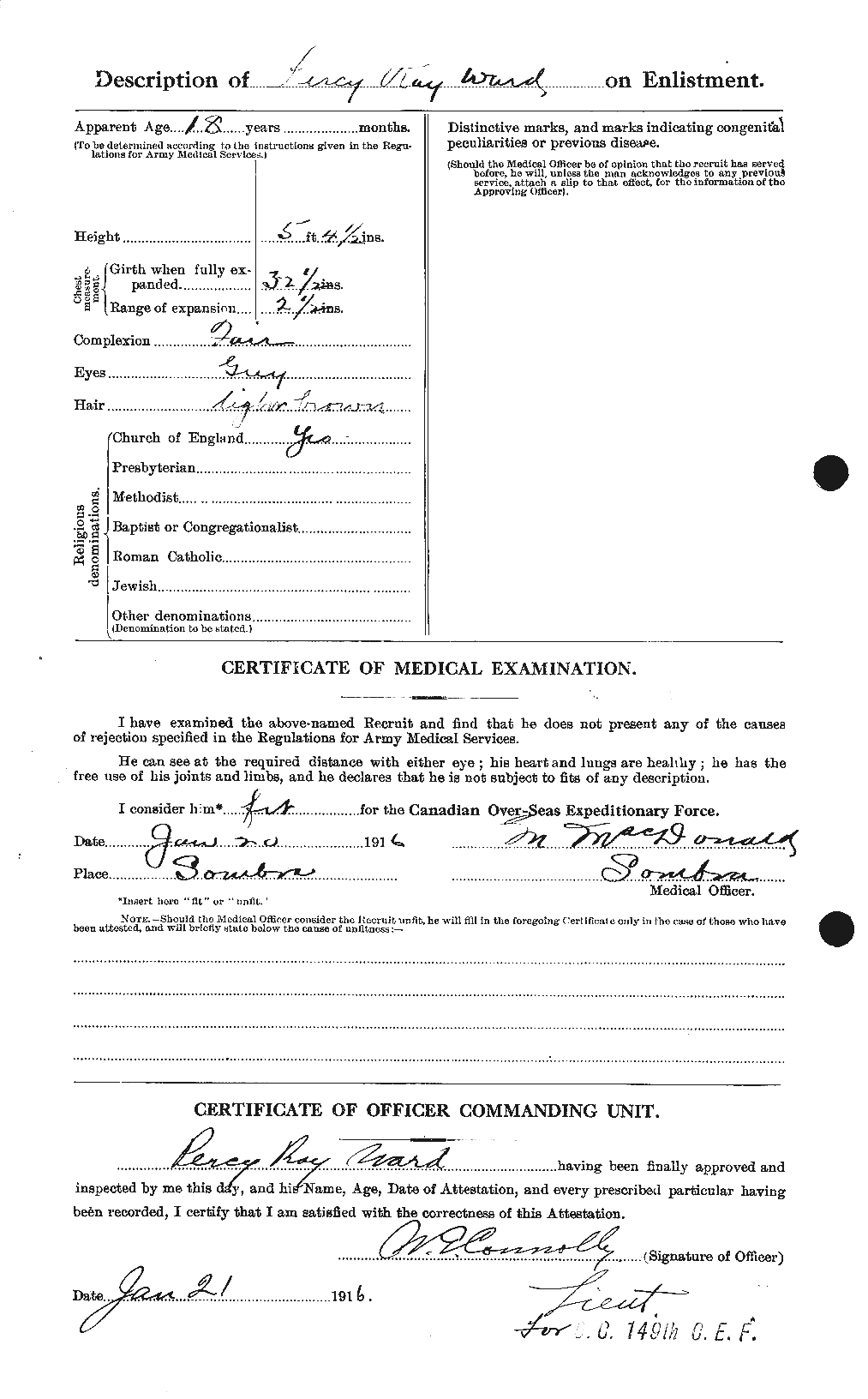 Personnel Records of the First World War - CEF 659626b