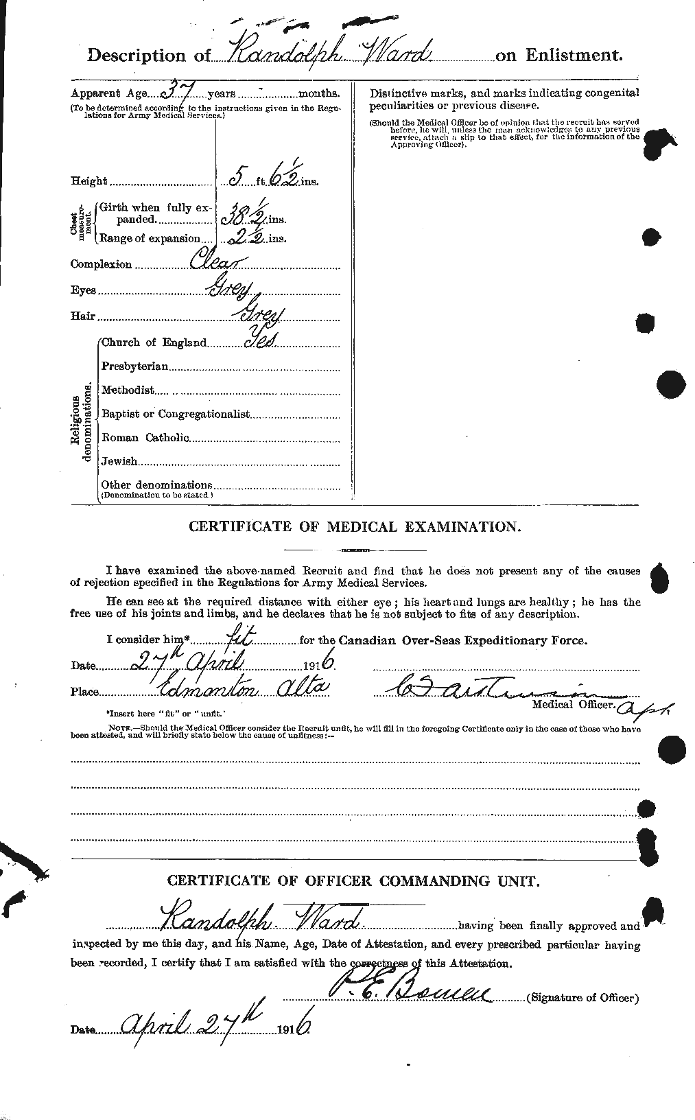 Personnel Records of the First World War - CEF 659636b