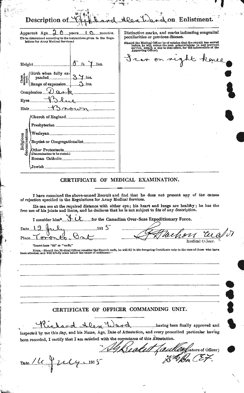 Personnel Records of the First World War - CEF 659650b