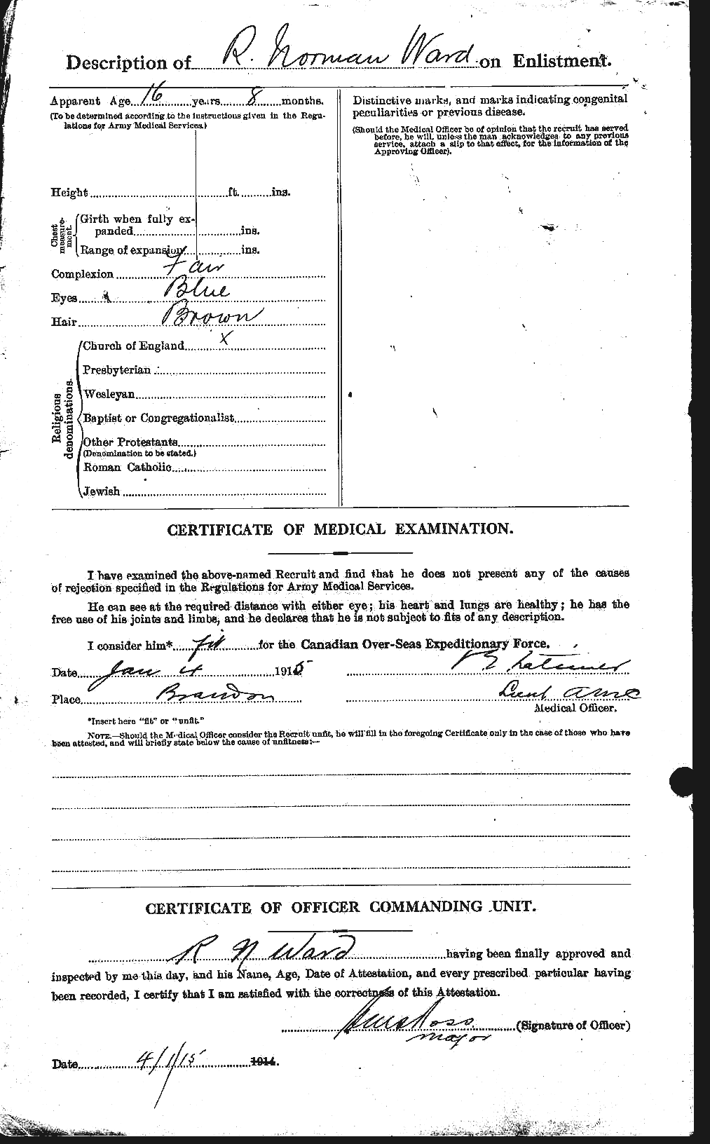 Personnel Records of the First World War - CEF 659671b