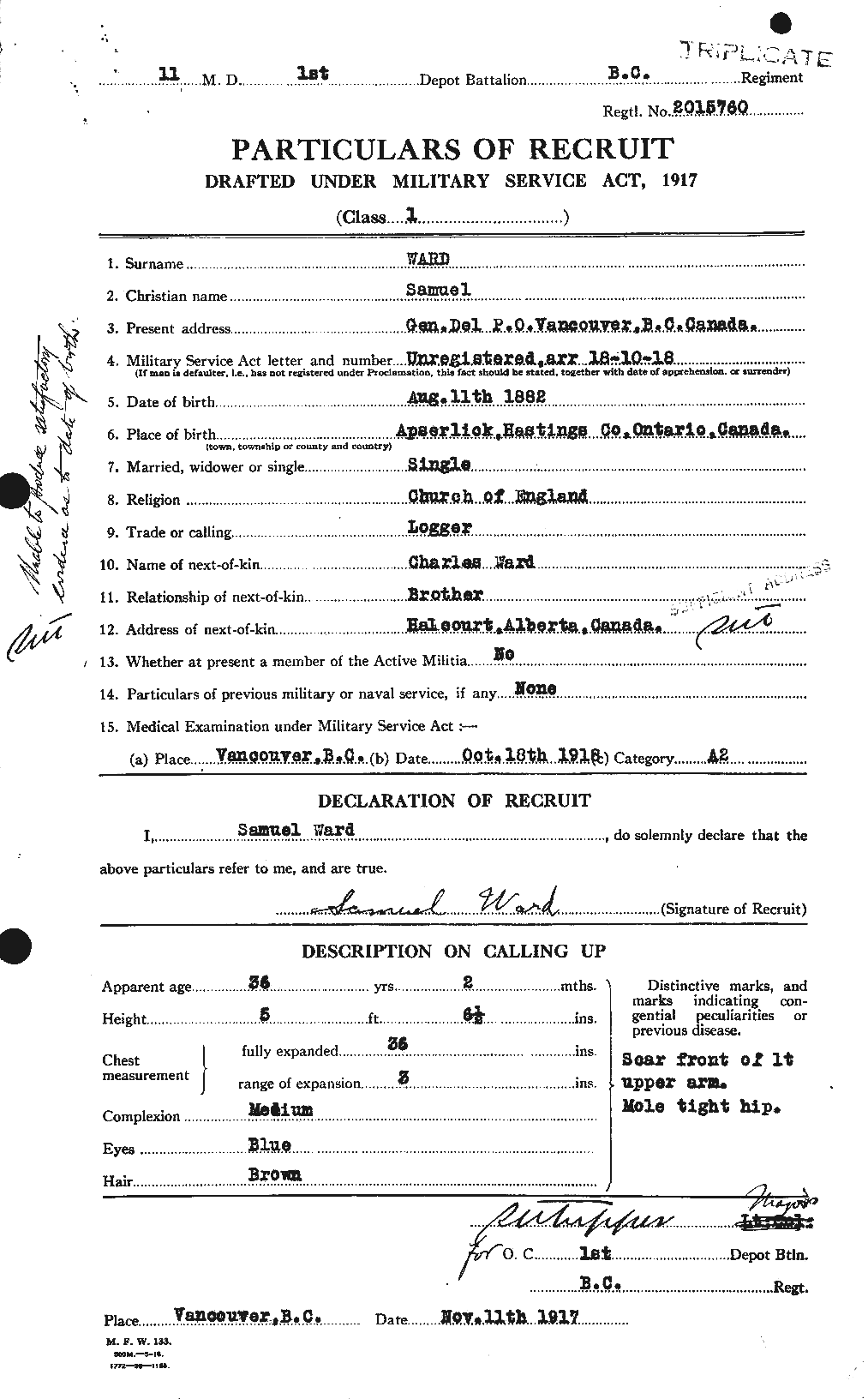 Personnel Records of the First World War - CEF 659679a
