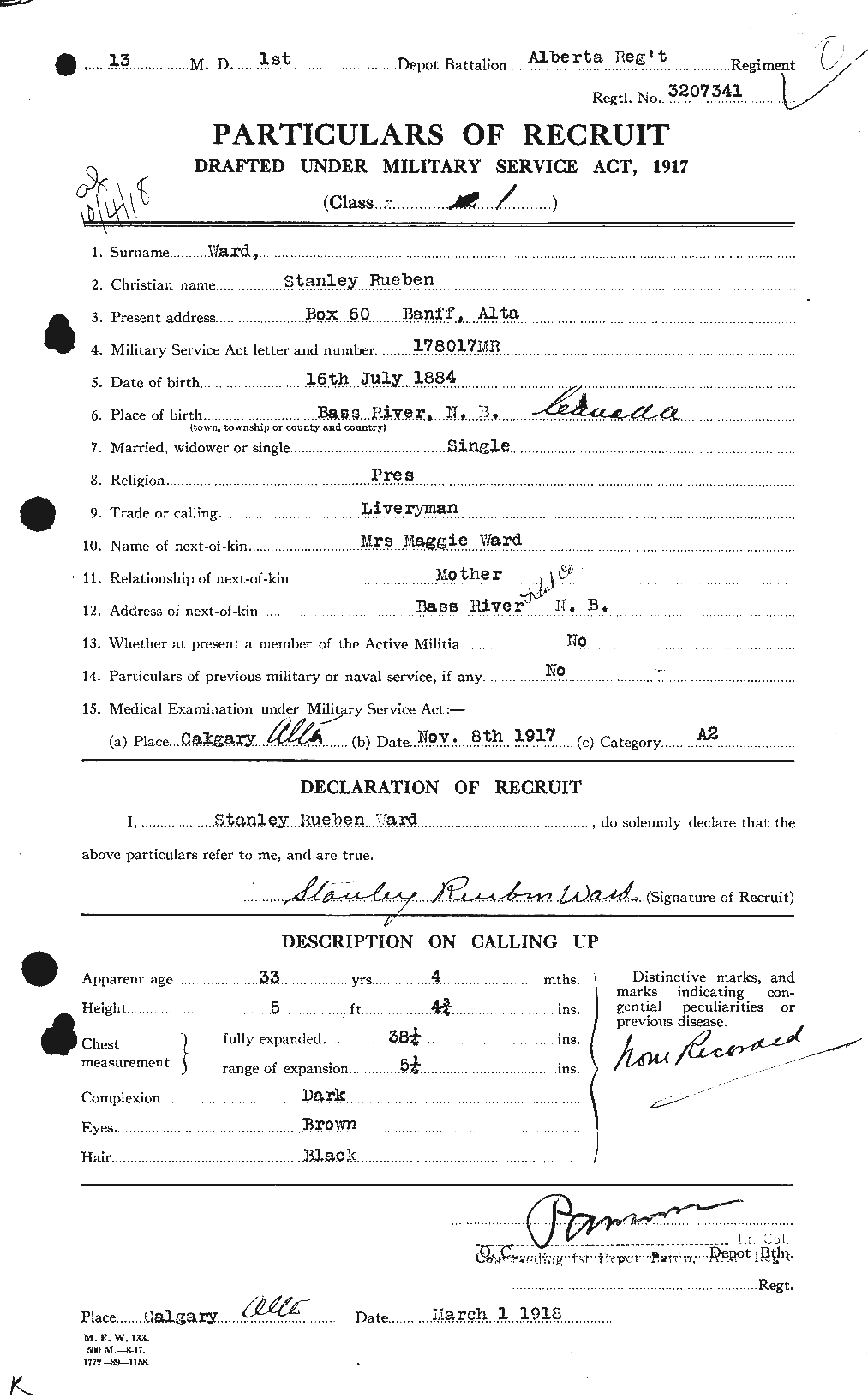 Personnel Records of the First World War - CEF 659696a