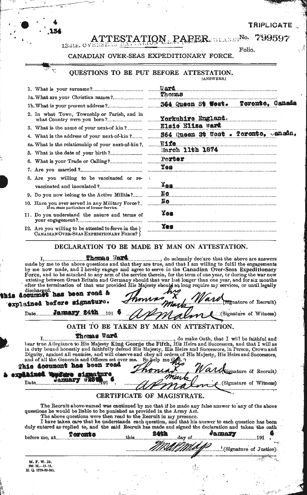 Personnel Records of the First World War - CEF 659717a