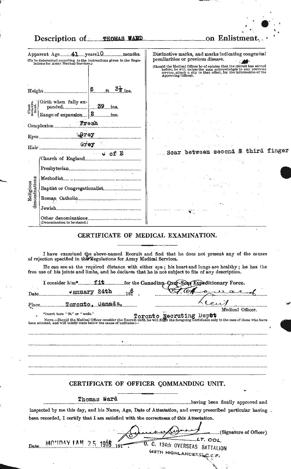 Personnel Records of the First World War - CEF 659717b