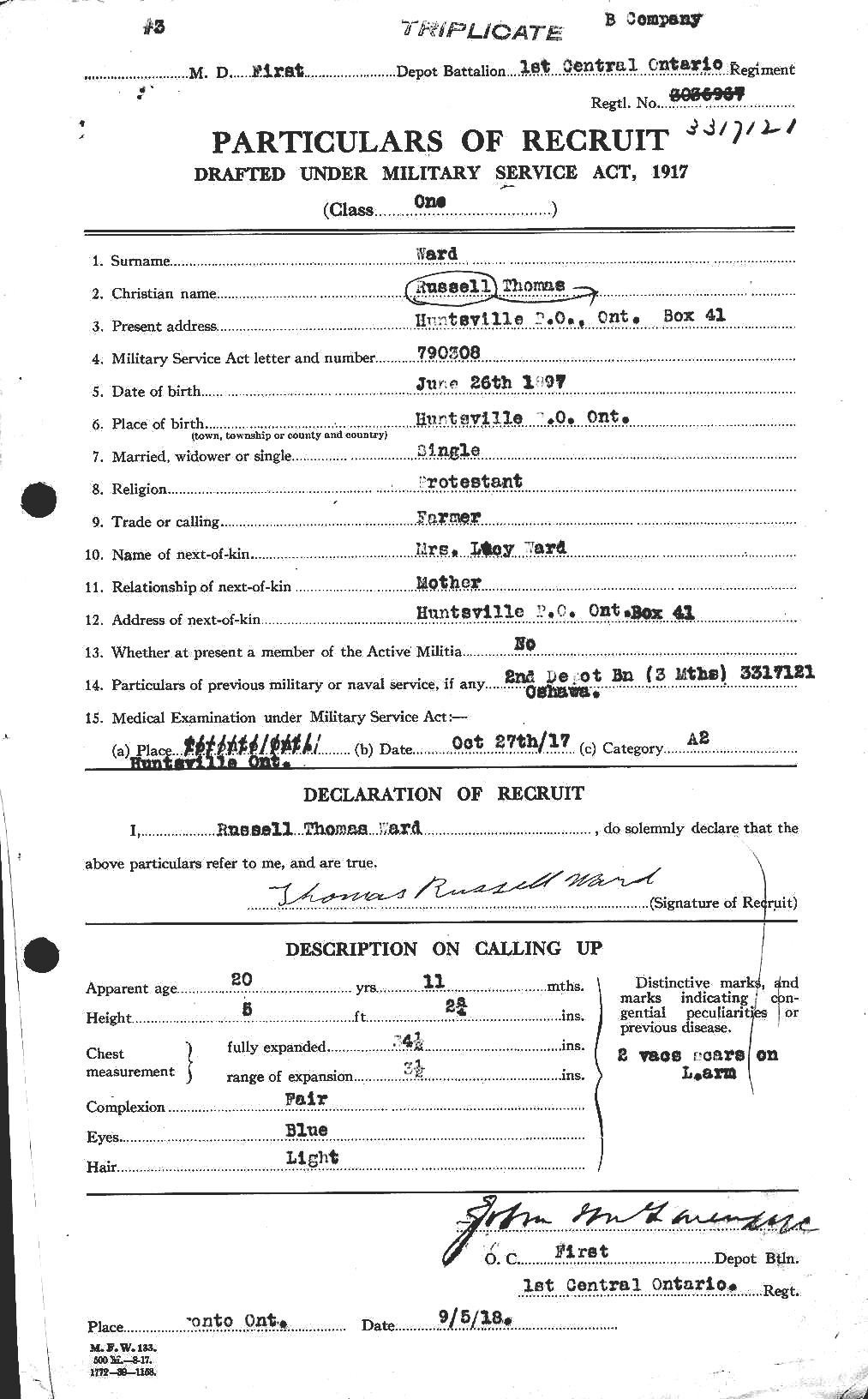 Personnel Records of the First World War - CEF 659732a