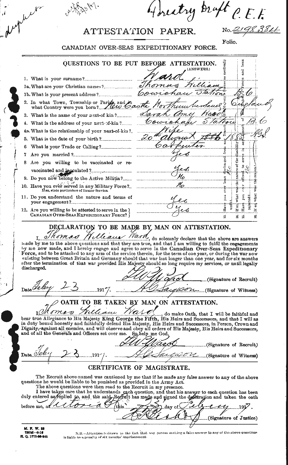 Personnel Records of the First World War - CEF 659736a