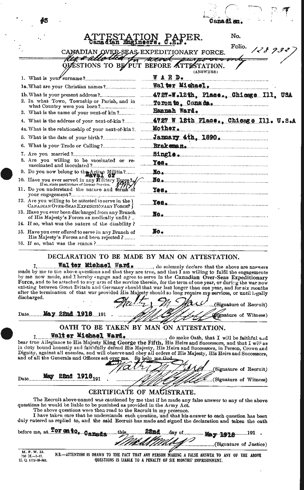 Personnel Records of the First World War - CEF 659759a