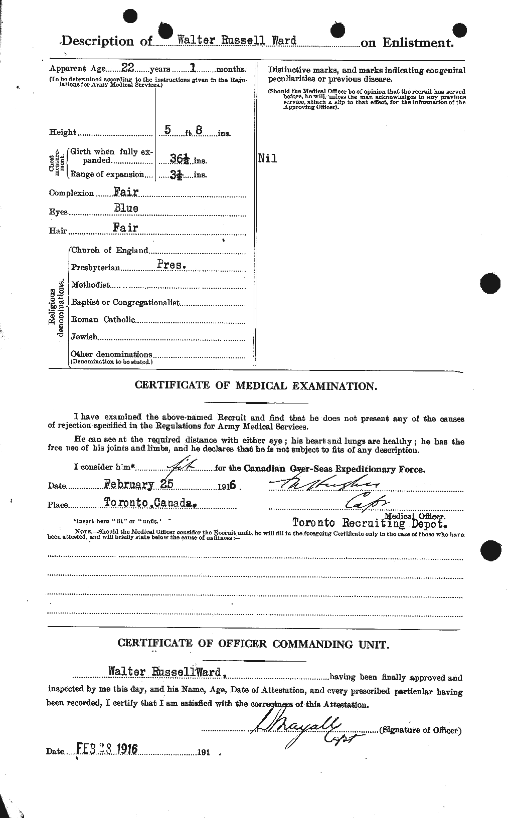 Personnel Records of the First World War - CEF 659761b