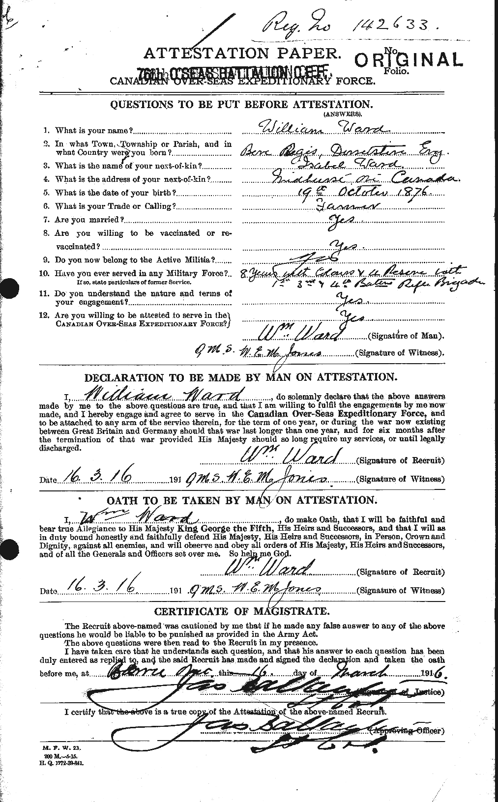 Personnel Records of the First World War - CEF 659784a
