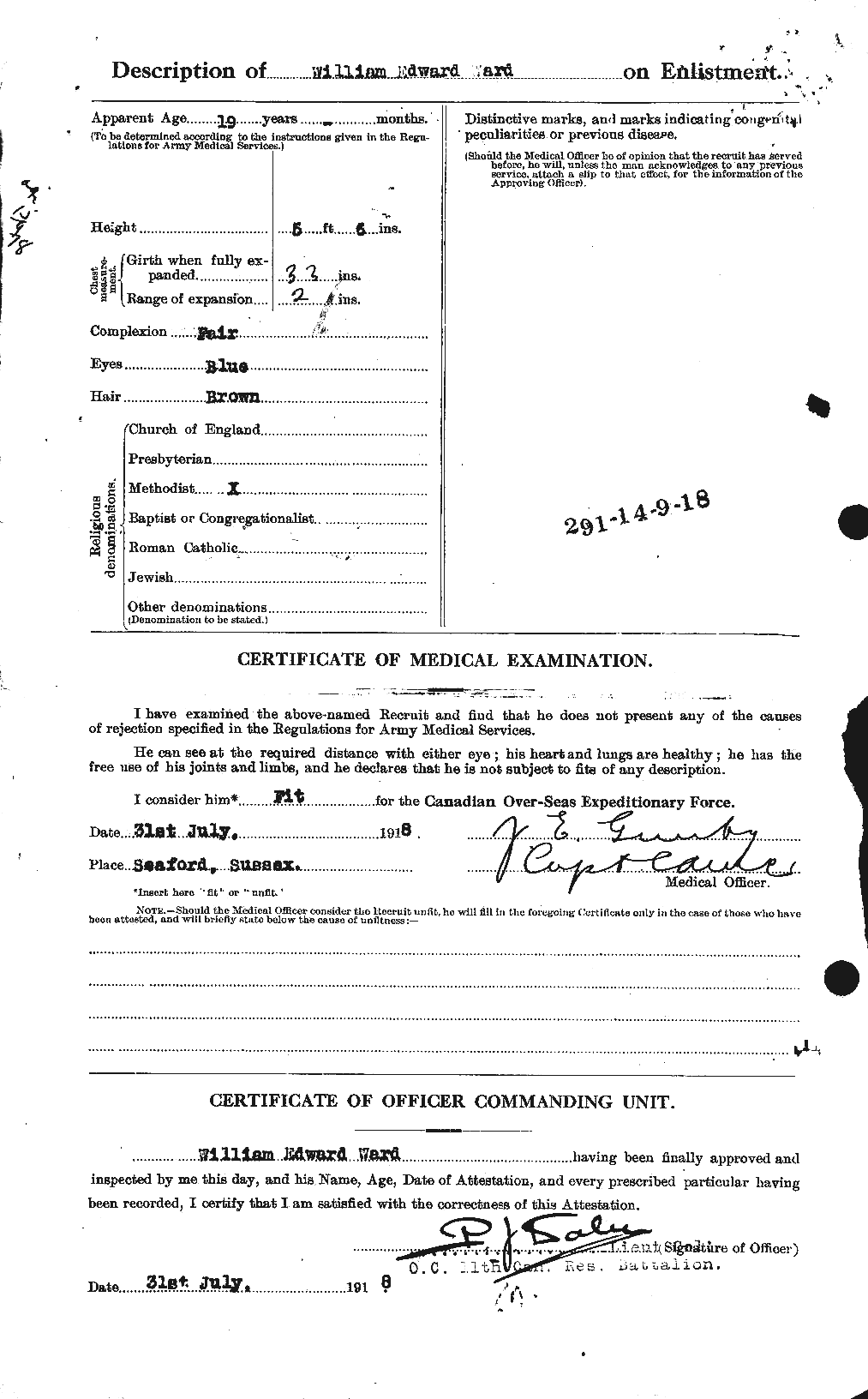 Personnel Records of the First World War - CEF 659810b