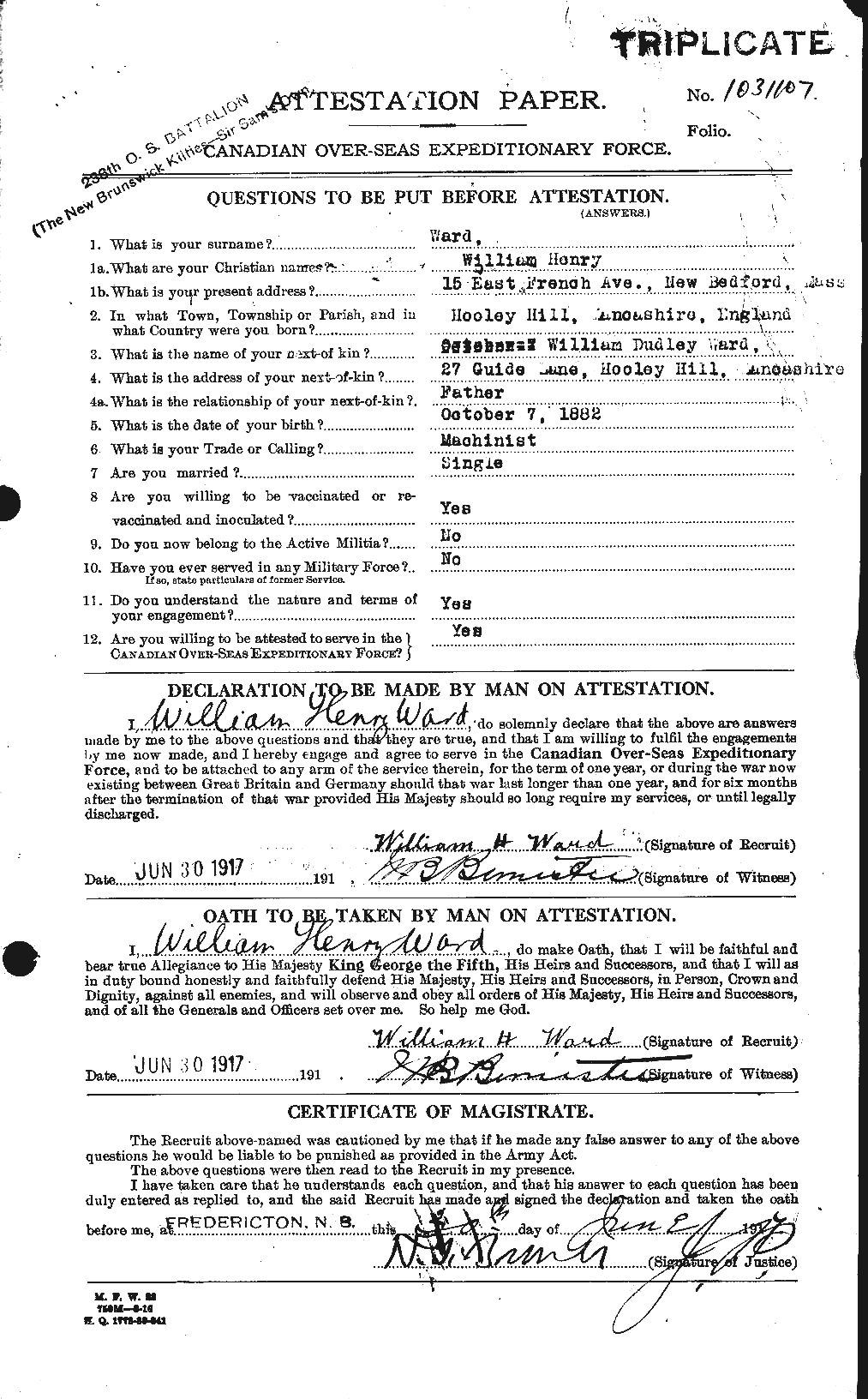 Personnel Records of the First World War - CEF 659824a