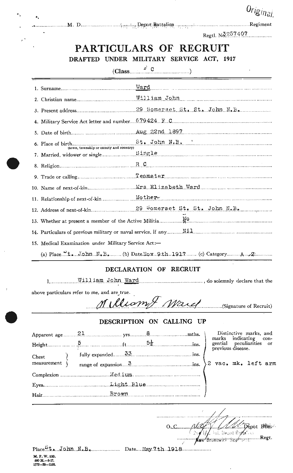 Personnel Records of the First World War - CEF 659833a