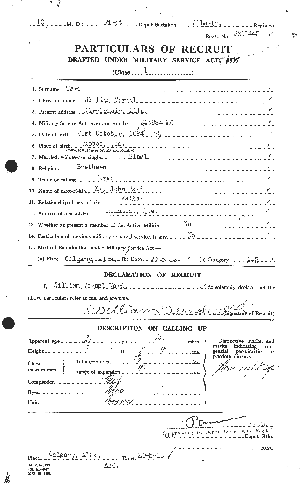 Personnel Records of the First World War - CEF 659843a