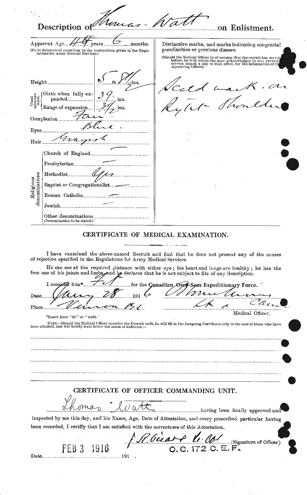 Personnel Records of the First World War - CEF 660541b