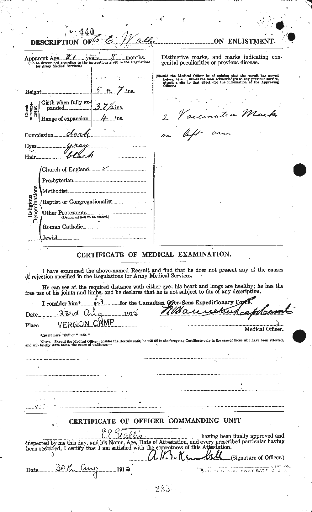 Personnel Records of the First World War - CEF 660977b