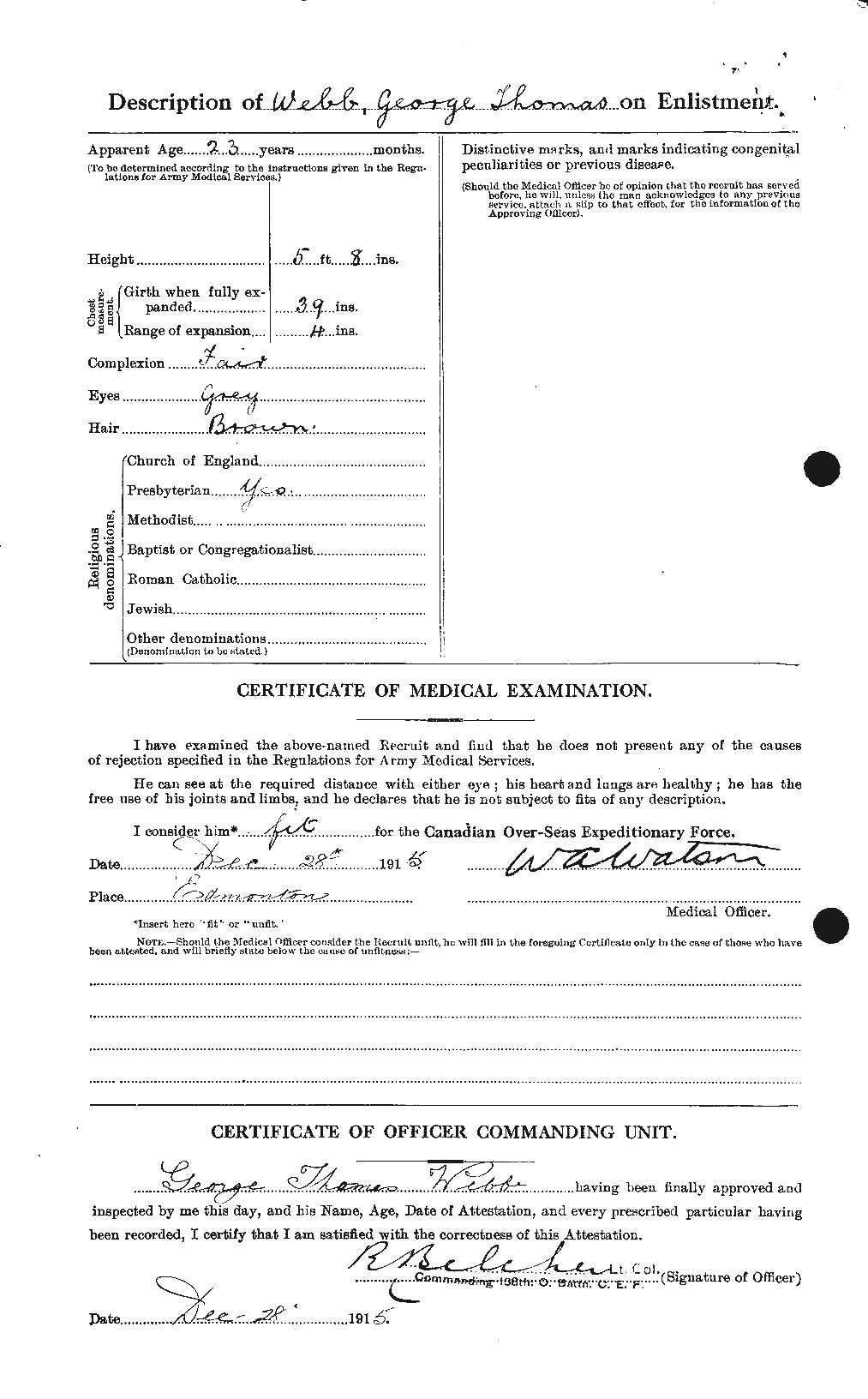 Personnel Records of the First World War - CEF 661853b