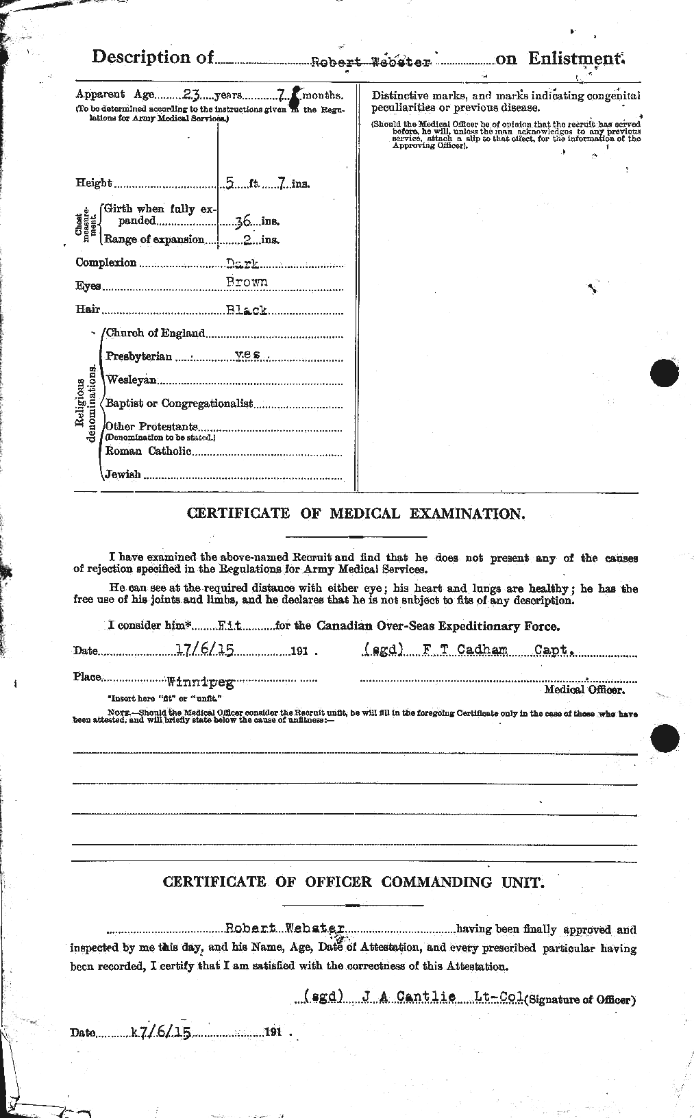 Personnel Records of the First World War - CEF 661953b