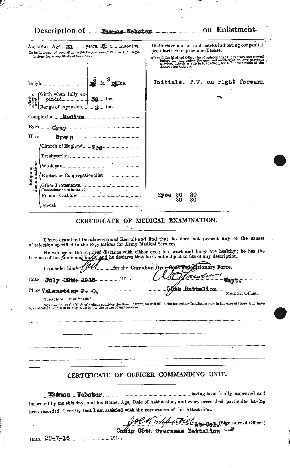 Personnel Records of the First World War - CEF 661986b