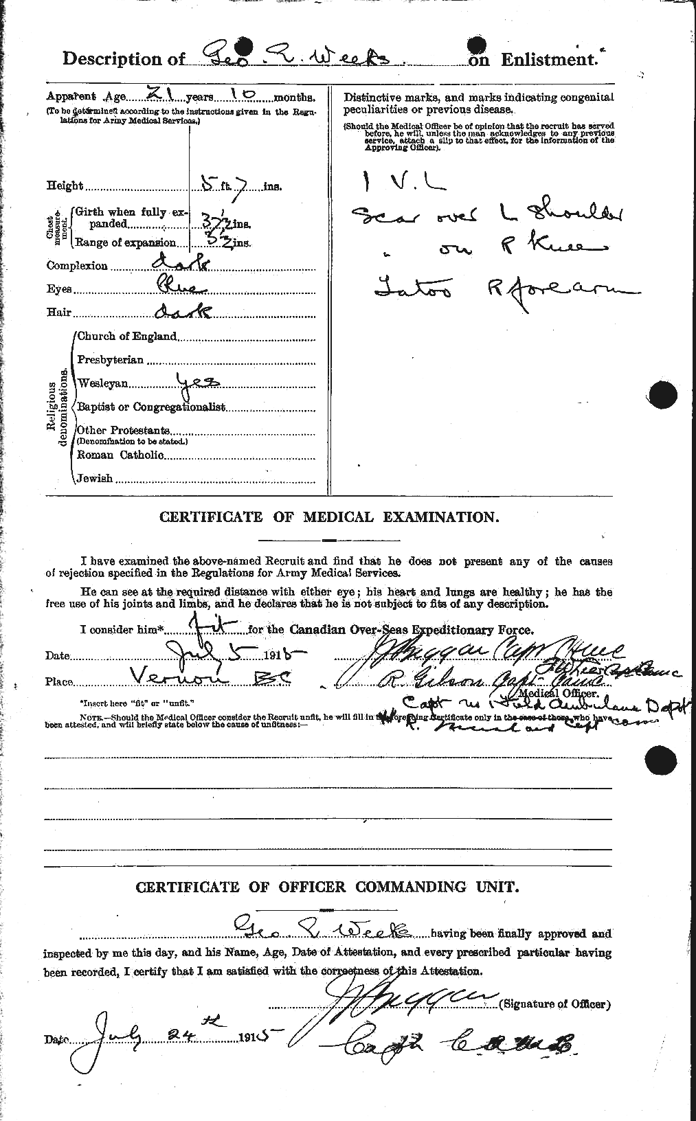 Personnel Records of the First World War - CEF 662232b