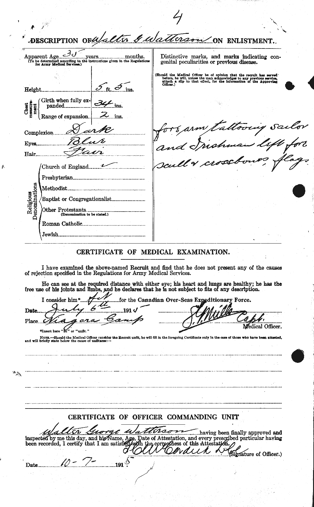 Personnel Records of the First World War - CEF 662659b