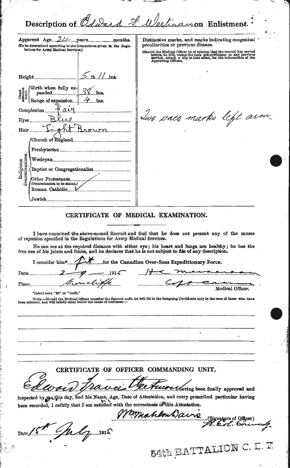 Personnel Records of the First World War - CEF 663568b