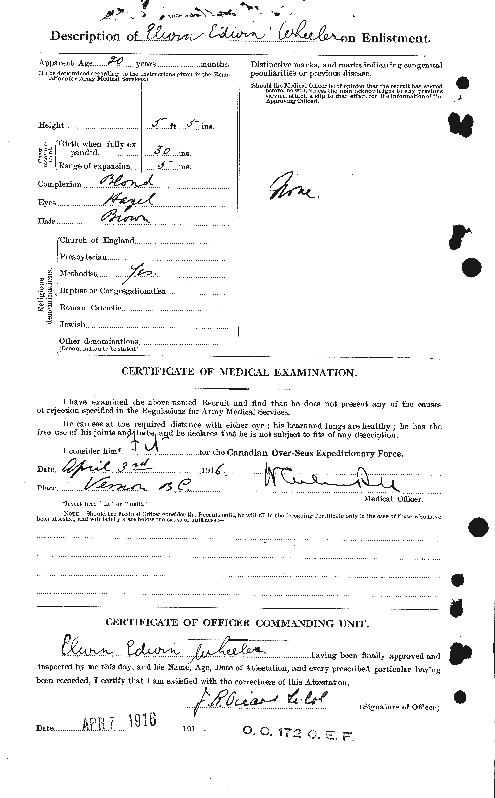 Personnel Records of the First World War - CEF 668562b