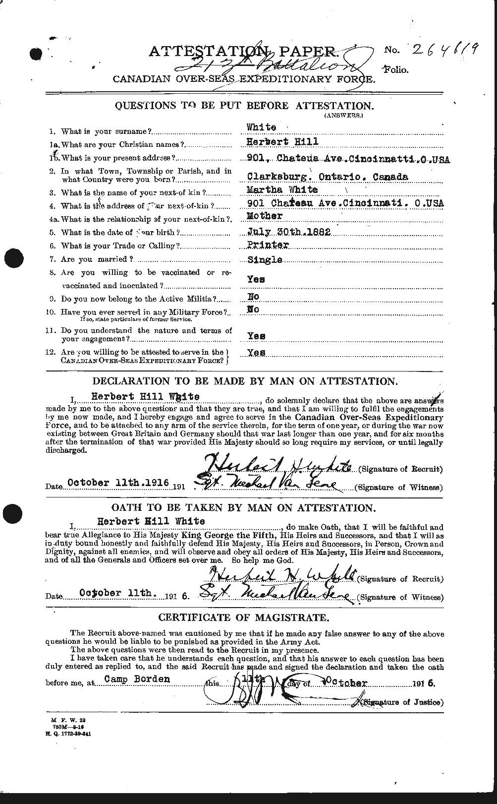 Personnel Records of the First World War - CEF 669676a
