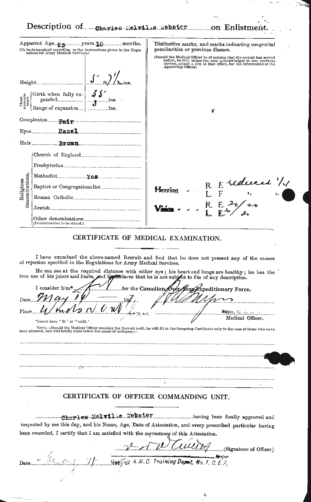 Personnel Records of the First World War - CEF 670302b