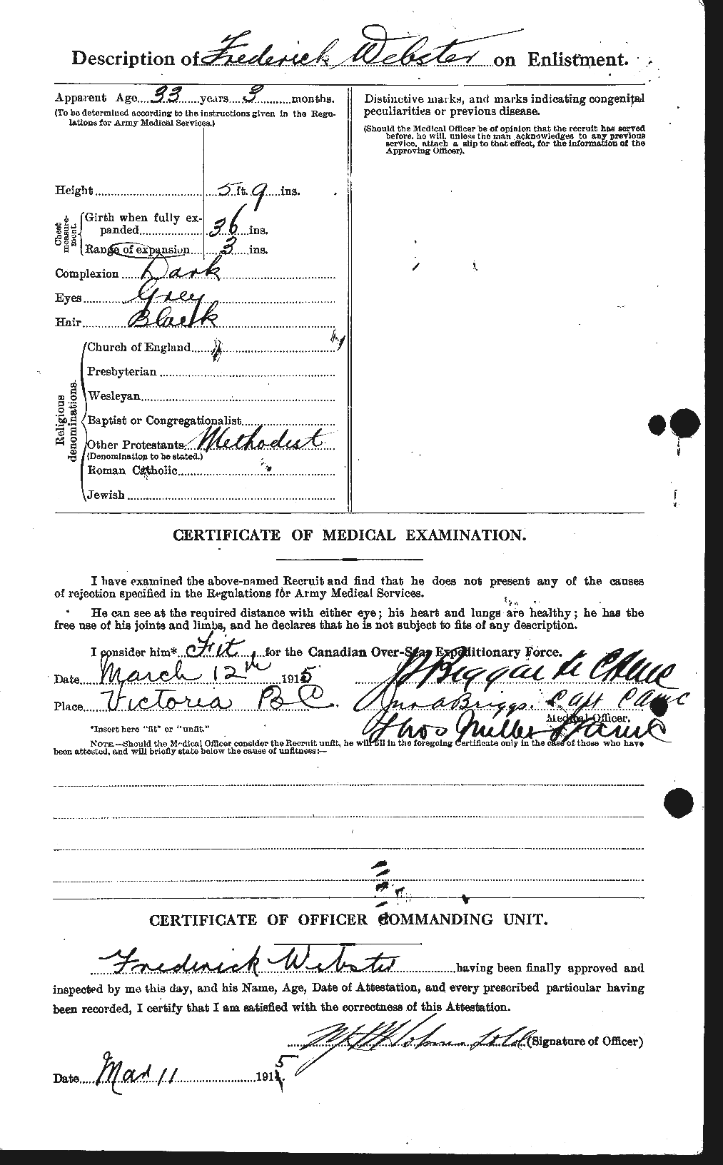 Personnel Records of the First World War - CEF 670359b