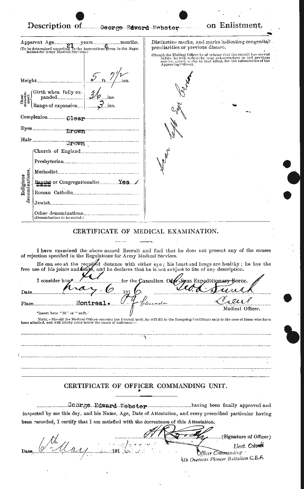 Personnel Records of the First World War - CEF 670383b
