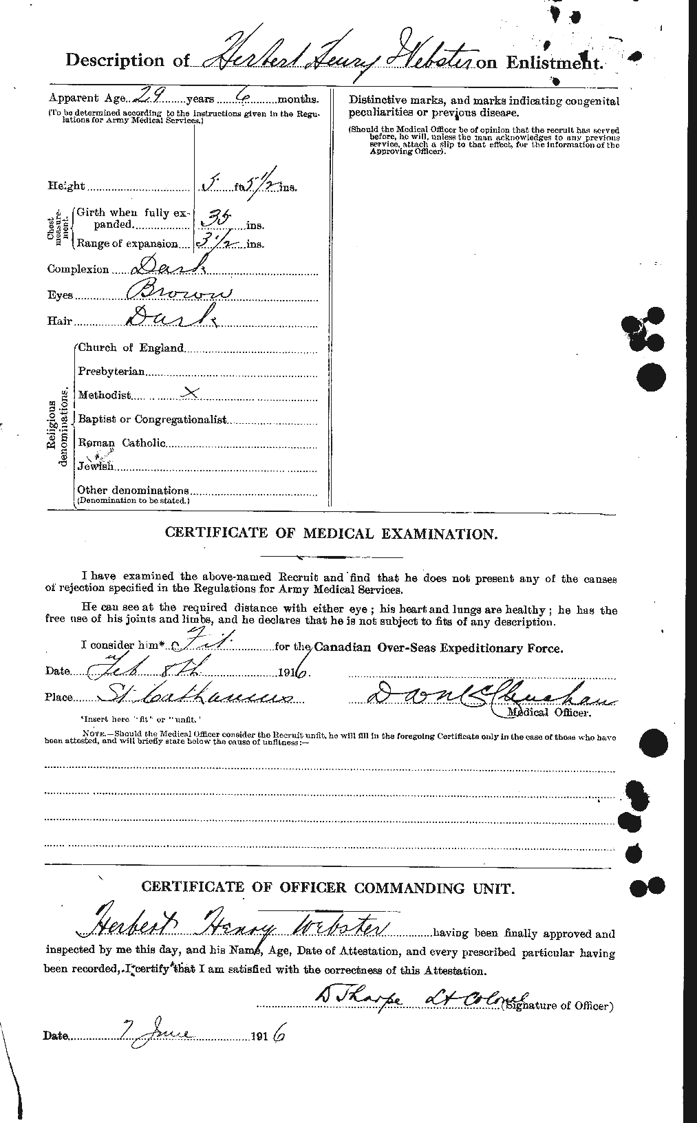 Personnel Records of the First World War - CEF 670436b