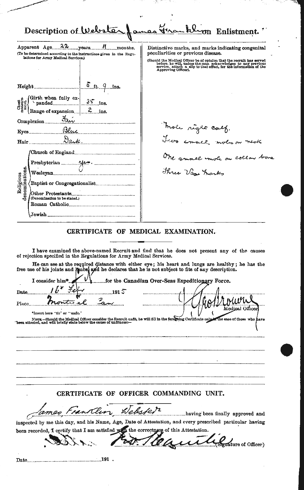 Personnel Records of the First World War - CEF 670458b