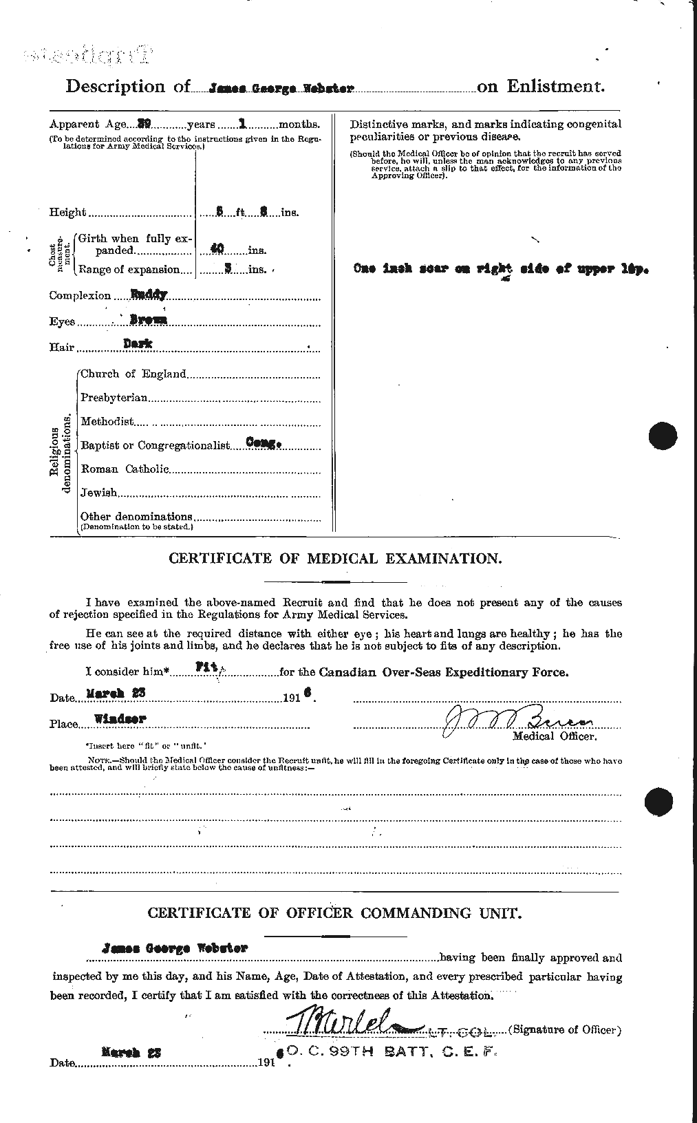 Personnel Records of the First World War - CEF 670459b