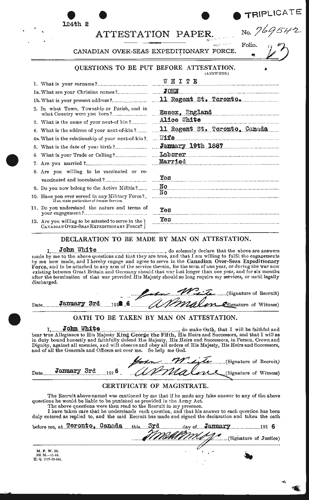 Personnel Records of the First World War - CEF 671505a